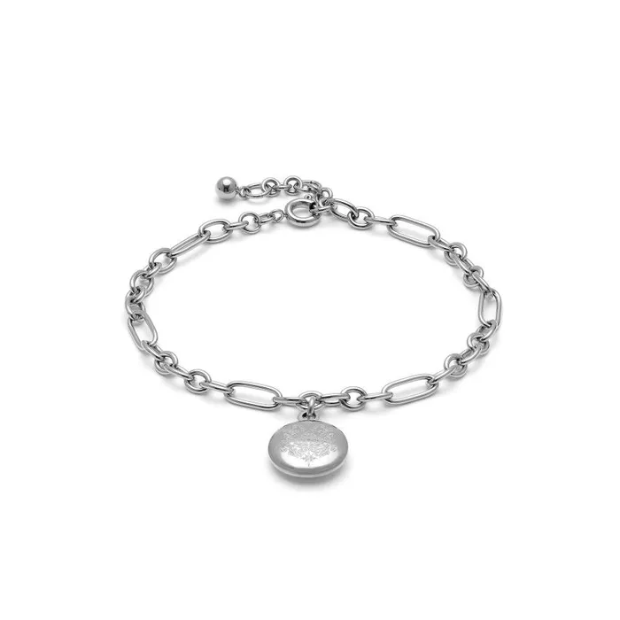 Bracelets Women Olivia Burton Ever Stacked Silver Tone MultiChain Bracelet