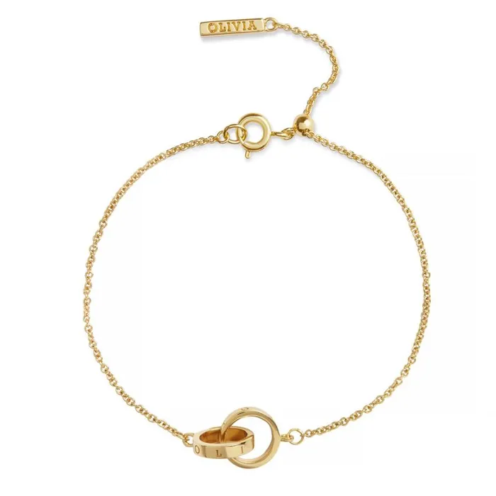 Bracelets Women Olivia Burton Gold Interlink Bracelet