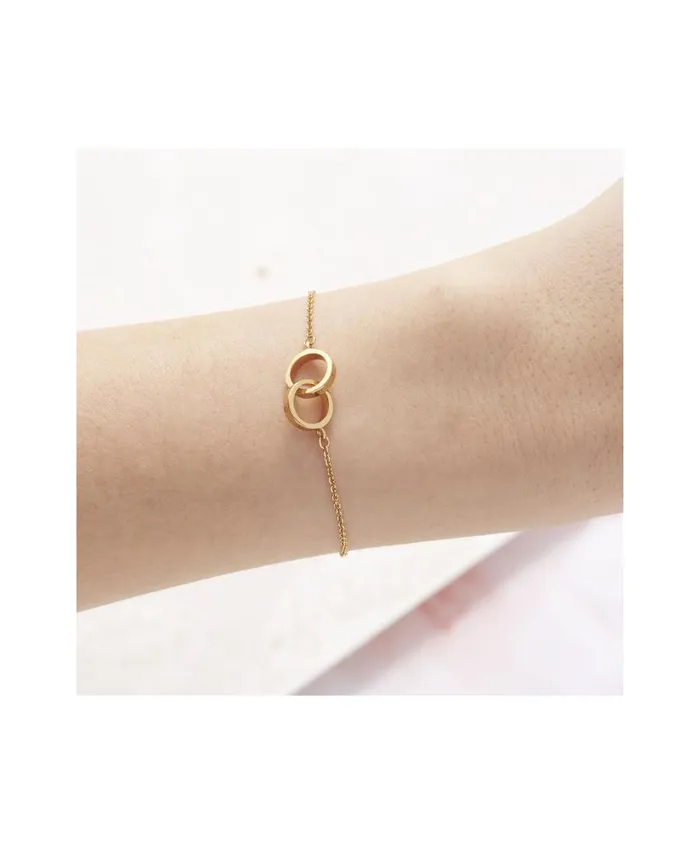 Bracelets Women Olivia Burton Gold Interlink Bracelet