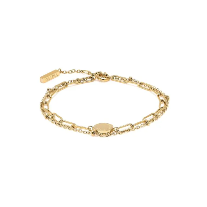 Bracelets Women Olivia Burton Illusion Gold Stacking Bracelet