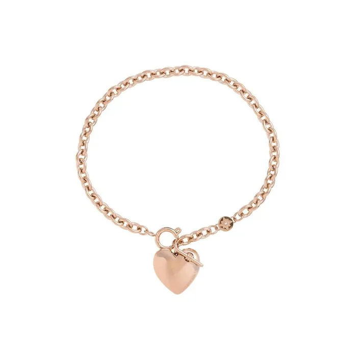 Bracelets Women Olivia Burton Knot Heart Rose Gold Bracelet