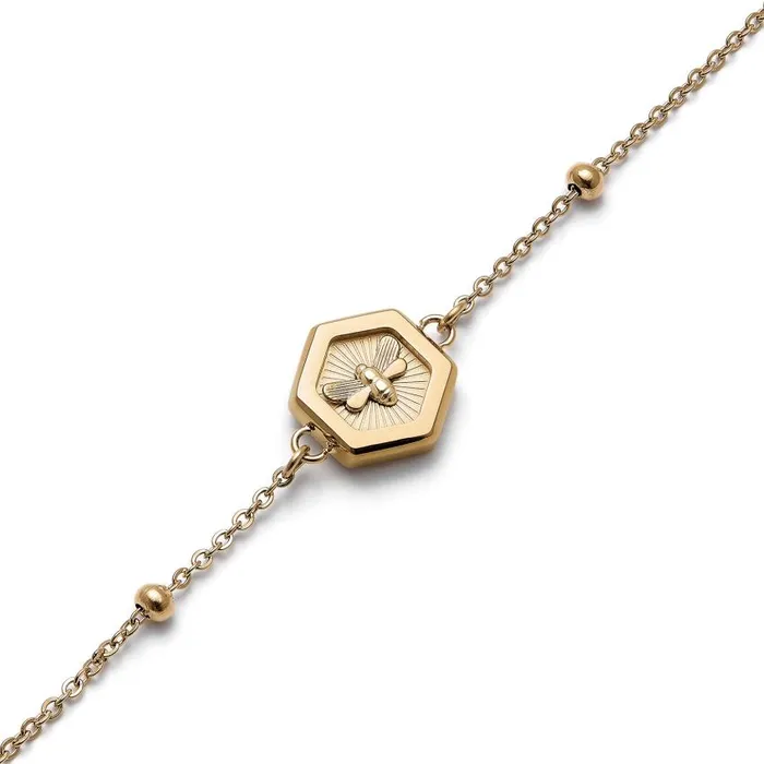 Bracelets Women Olivia Burton Minima Bee Gold Bracelet