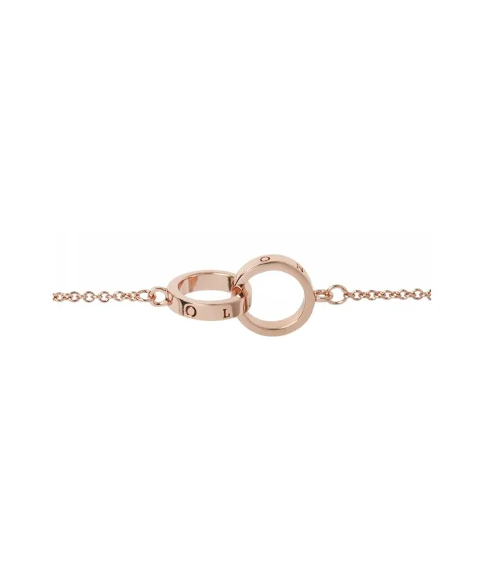 Bracelets Women Olivia Burton Rose Gold Interlink Bracelet Bracelets Women Olivia Burton Rose Gold Interlink Bracelet