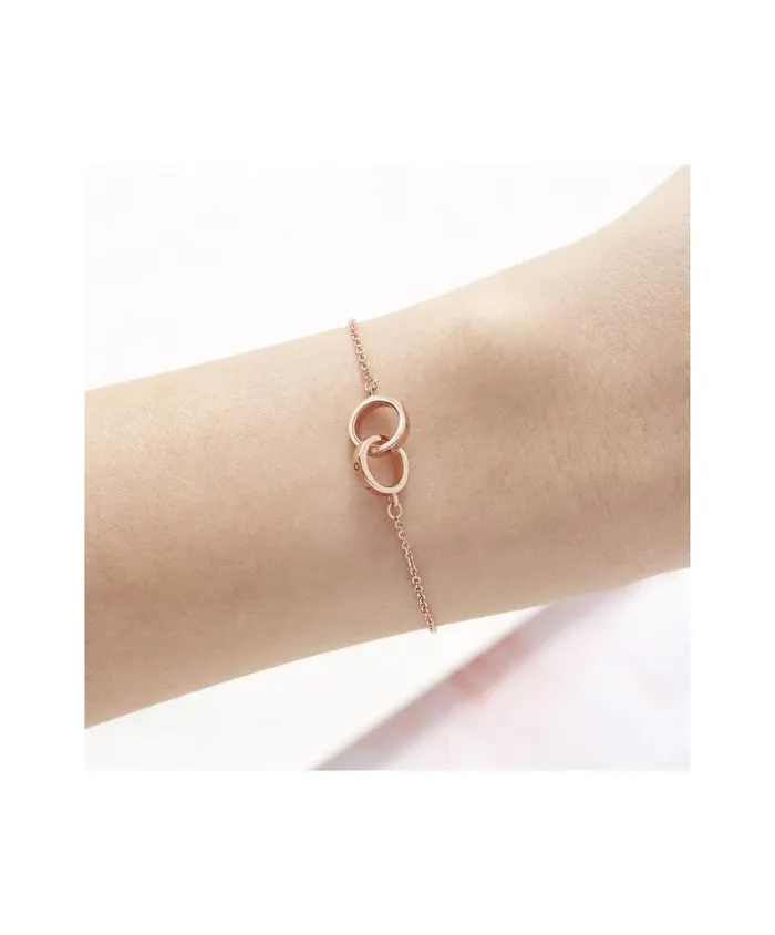 Bracelets Women Olivia Burton Rose Gold Interlink Bracelet Bracelets Women Olivia Burton Rose Gold Interlink Bracelet
