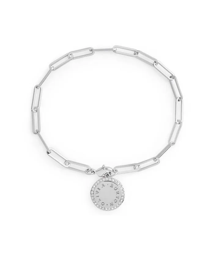 Bracelets Women Olivia Burton Silver Disc Womens Bracelet