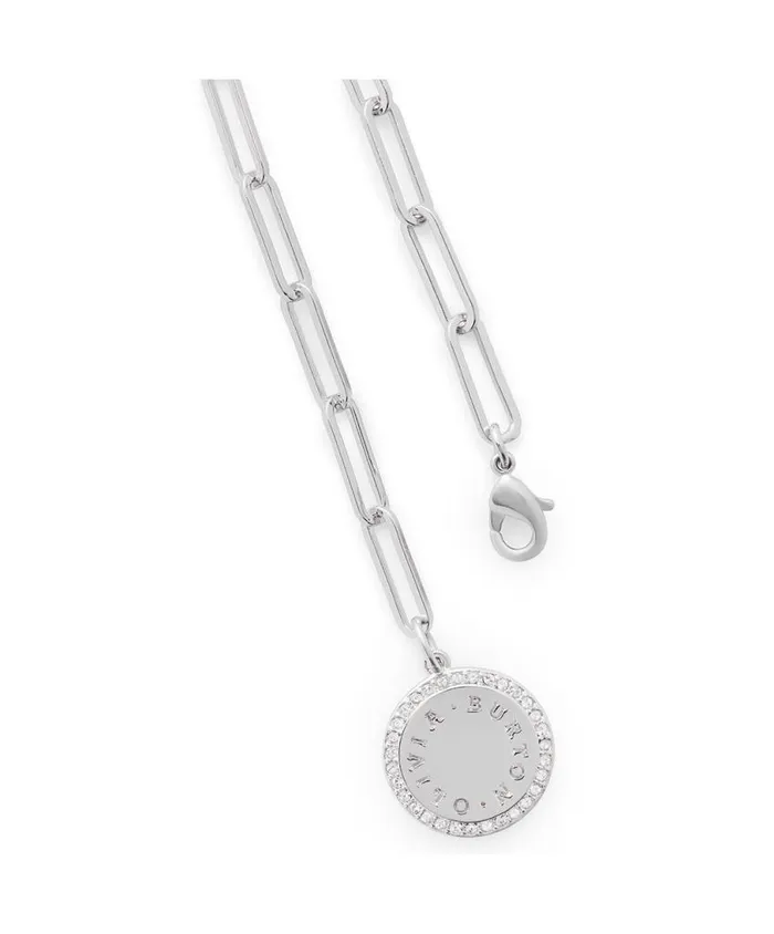 Bracelets Women Olivia Burton Silver Disc Womens Bracelet