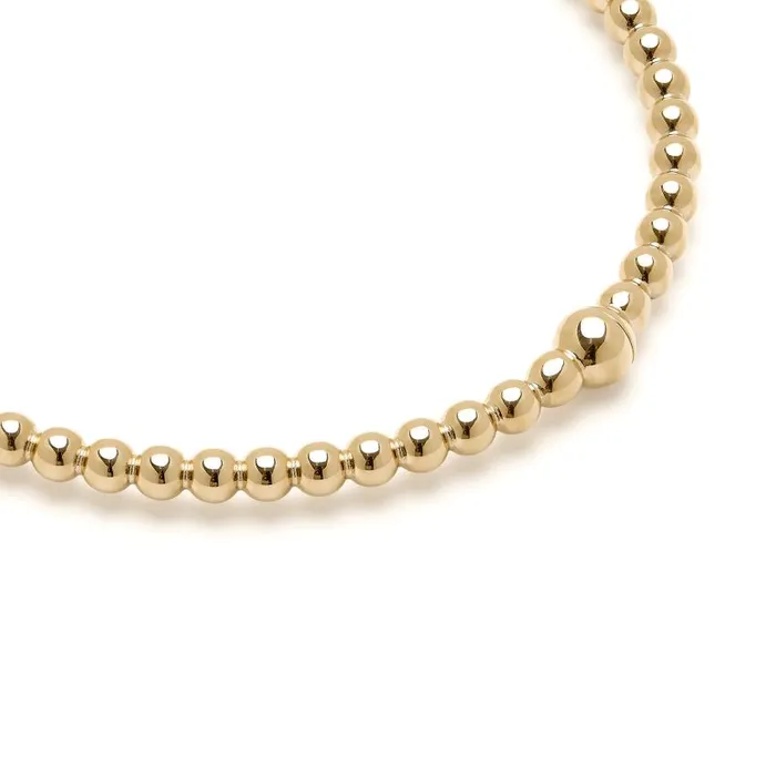 Bracelets Women Olivia Burton Vintage Bead Gold Hinged Bracelet