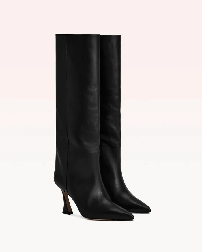 Brena Knee High Boot 8211 Luxury Leather Boots Black Women Alexandre Birman Boots