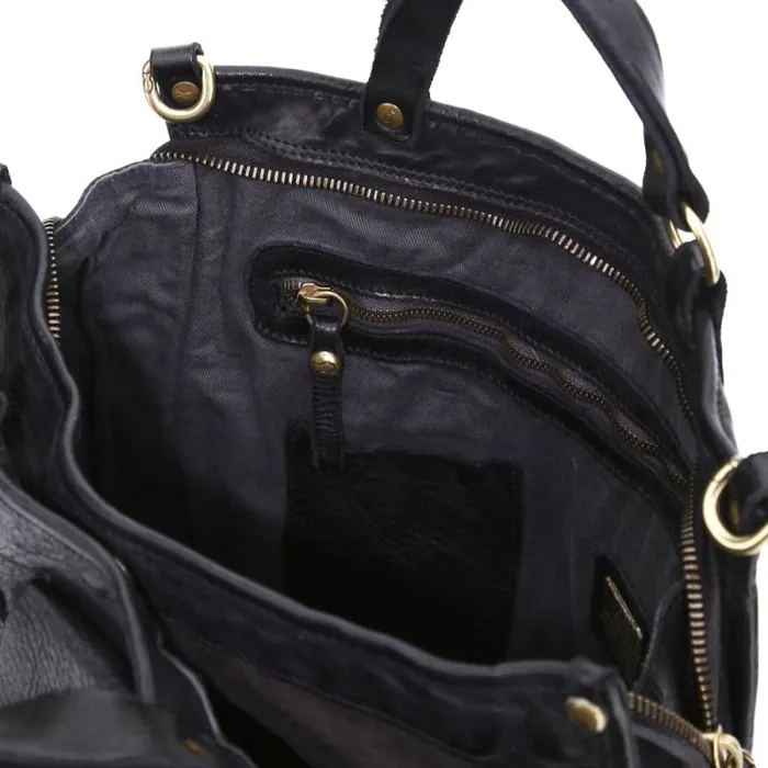 Business Bags WomenMen Campomaggi Tokio Black Business Bags WomenMen Campomaggi Tokio Black
