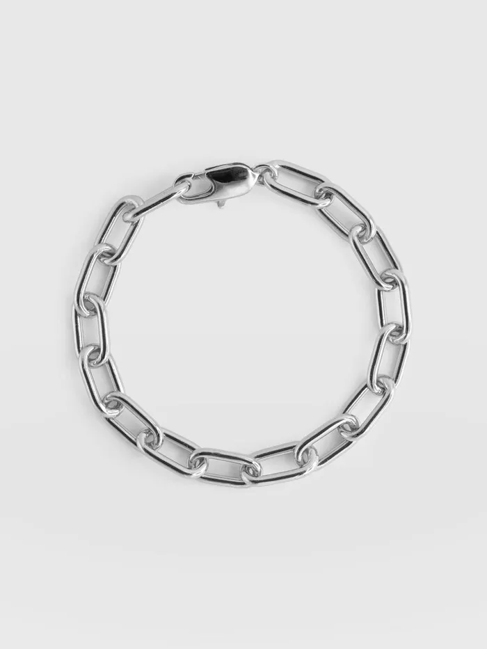 Cable Chain Bracelet 8211 Silver Silver Women Saint And Sofia Bracelets
