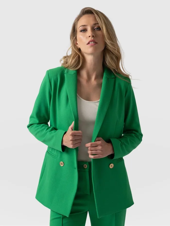 Cambridge Blazer 8211 Emerald Green Emerald Green Women Saint And Sofia Blazers
