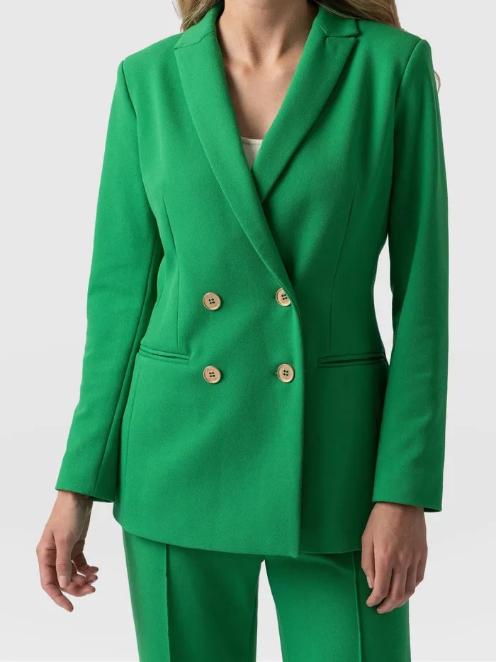 Cambridge Blazer 8211 Emerald Green Emerald Green Women Saint And Sofia Blazers