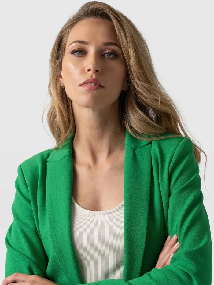 Cambridge Blazer 8211 Emerald Green Emerald Green Women Saint And Sofia Blazers