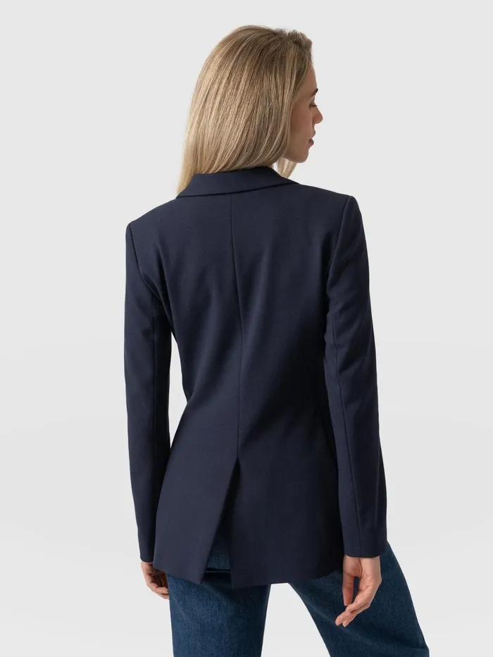 Cambridge Blazer 8211 Navy Crepe Navy Crepe Women Saint And Sofia Blazers