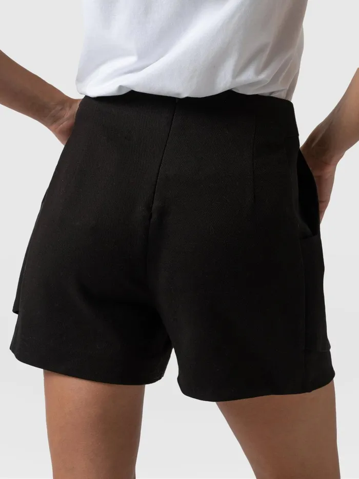 Cambridge Short 8211 Black Black Women Saint And Sofia Shorts