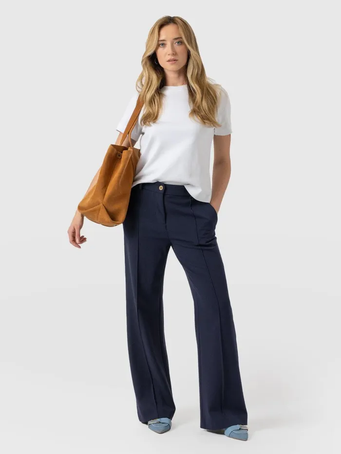 Cambridge Tailored Wide Leg Pant 8211 Navy Navy Women Saint And Sofia Pants
