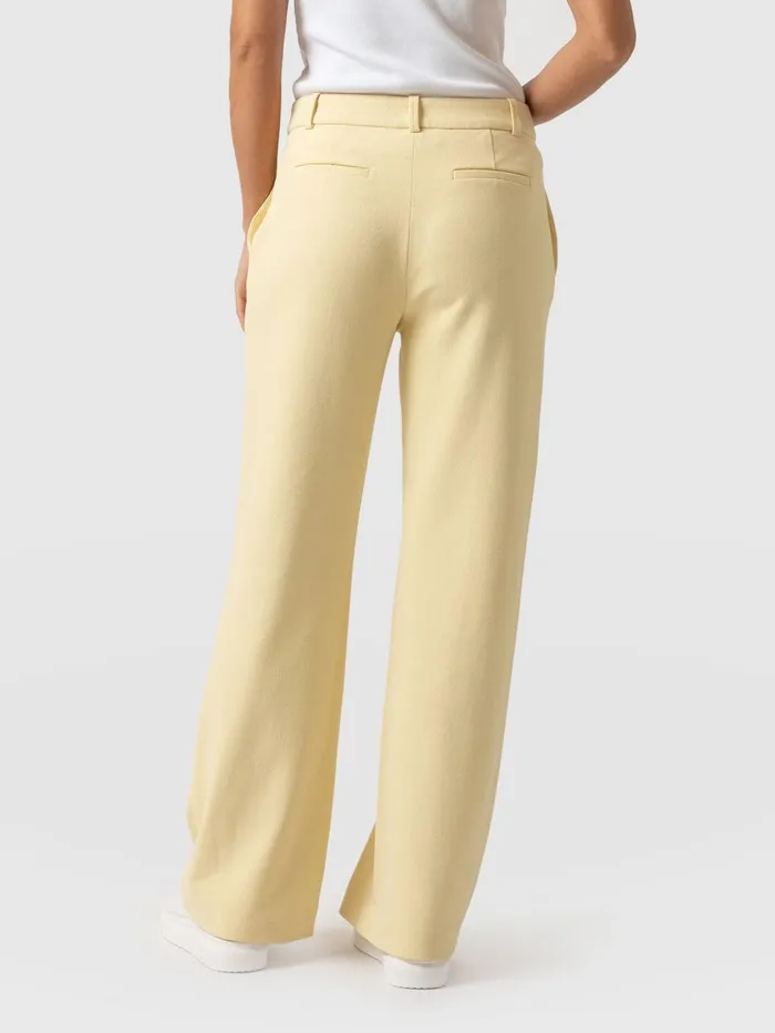 Cambridge Tailored Wide Leg Pant 8211 Yellow Yellow Women Saint And Sofia Pants