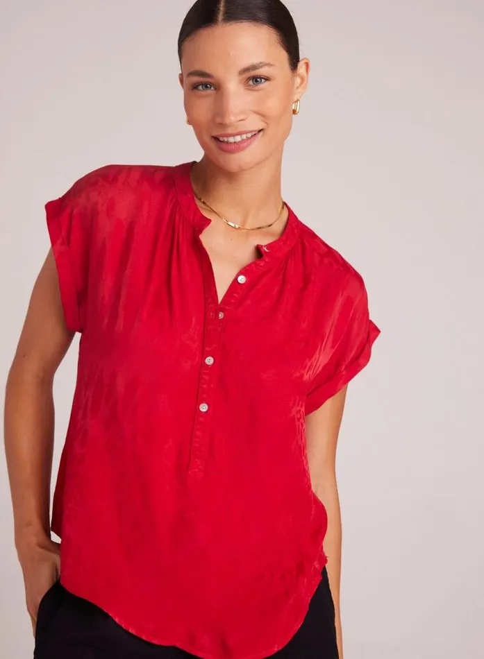 Cap Sleeve Henley 8211 Summer Rouge Women Bella Dahl Short Sleeve