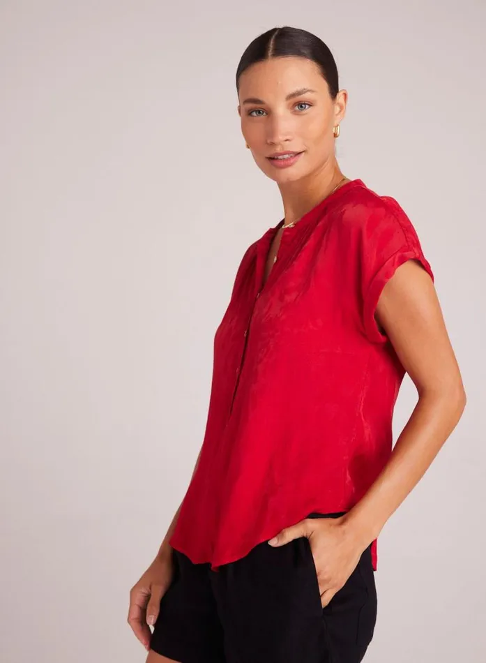 Cap Sleeve Henley 8211 Summer Rouge Women Bella Dahl Short Sleeve Cap Sleeve Henley 8211 Summer Rouge Women Bella Dahl Short Sleeve