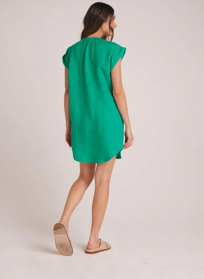 Cap Sleeve Henley Dress 8211 Tropical Green Women Bella Dahl Mini Dresses Cap Sleeve Henley Dress 8211 Tropical Green Women Bella Dahl Mini Dresses