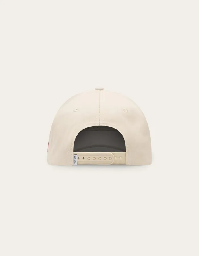 CapsHats Men Les Deux Baseball Cap Suede II 8211 IvoryDark Navy