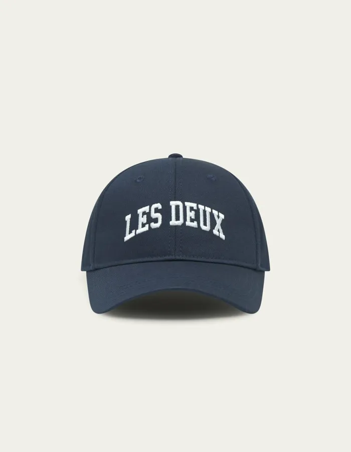 CapsHats Men Les Deux Les Deux 11 Baseball Cap 8211 Dark NavyWhite