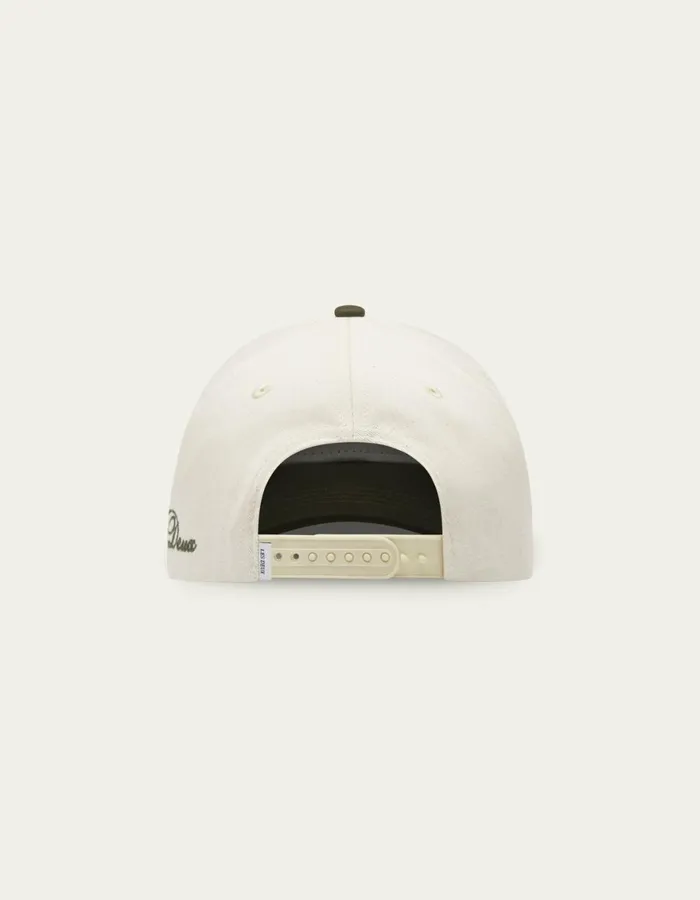 CapsHats Men Les Deux Les Deux Flower Baseball Cap 8211 IvoryOlive Night
