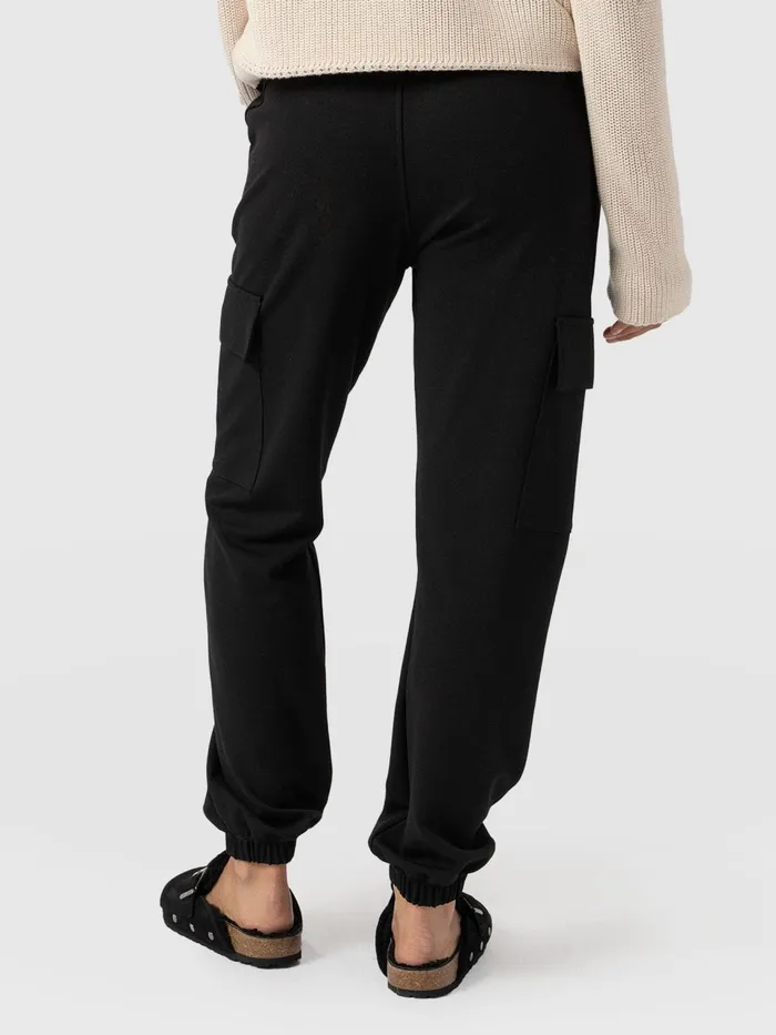 Cargo Tapered Pant 8211 Black Black Women Saint And Sofia Pants