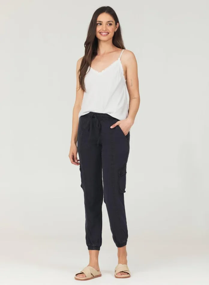 Cargo Track Pants 8211 Black Women Bella Dahl Joggers Cargo Track Pants 8211 Black Women Bella Dahl Joggers