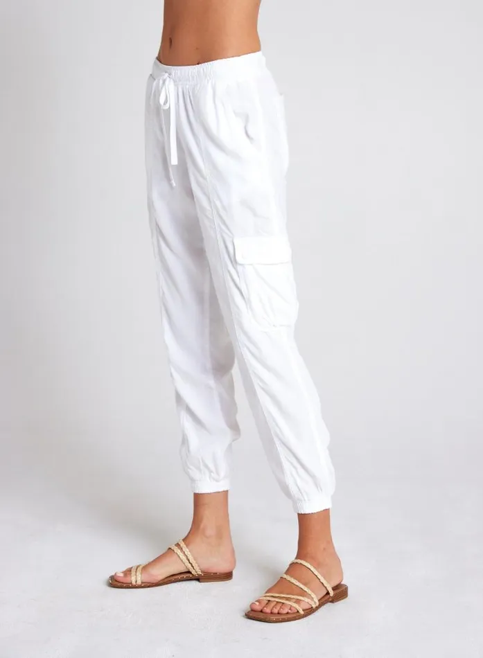 Cargo Track Pants 8211 White Women Bella Dahl Joggers Cargo Track Pants 8211 White Women Bella Dahl Joggers