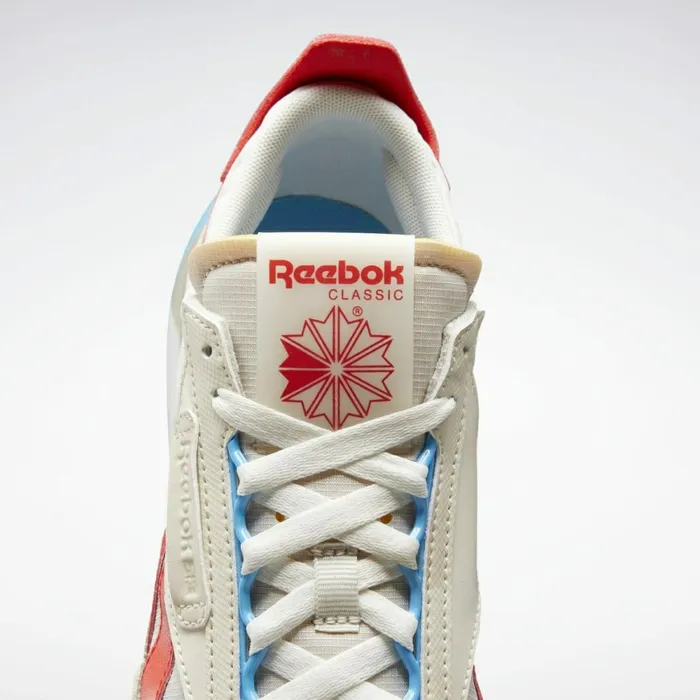 Casual Shoes MensWomens Reebok Classic Leather Legacy Shoes Alabaster Chalk Laser Red