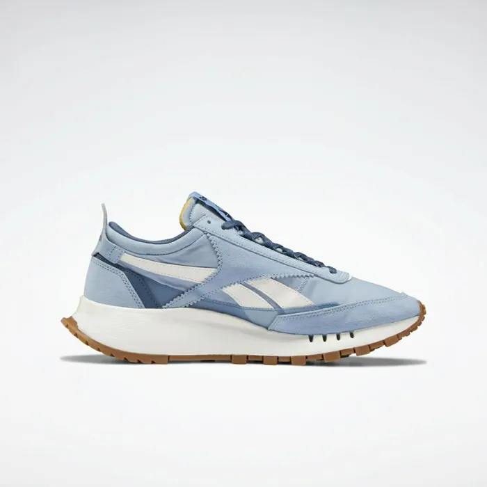 Casual Shoes MensWomens Reebok Classic Leather Legacy Shoes Brave Blue Chalk Reebok Lee 3