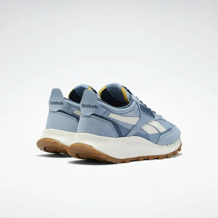 Casual Shoes MensWomens Reebok Classic Leather Legacy Shoes Brave Blue Chalk Reebok Lee 3