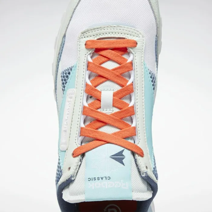 Casual Shoes MensWomens Reebok Classic Leather Legacy Shoes Chalk Blue Digital Glow Aqua Dust
