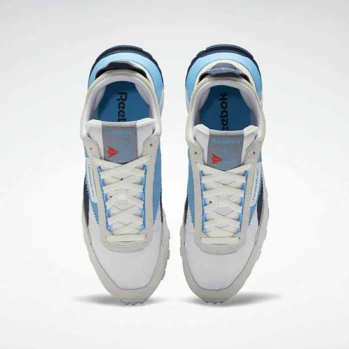 Casual Shoes MensWomens Reebok Classic Leather Legacy Shoes Ftwr White Chalk Vector Navy