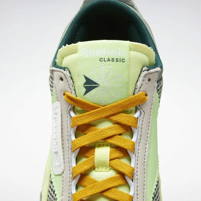 Casual Shoes MensWomens Reebok Classic Leather Legacy Shoes Harmony Green Neon Mint Sand Stone