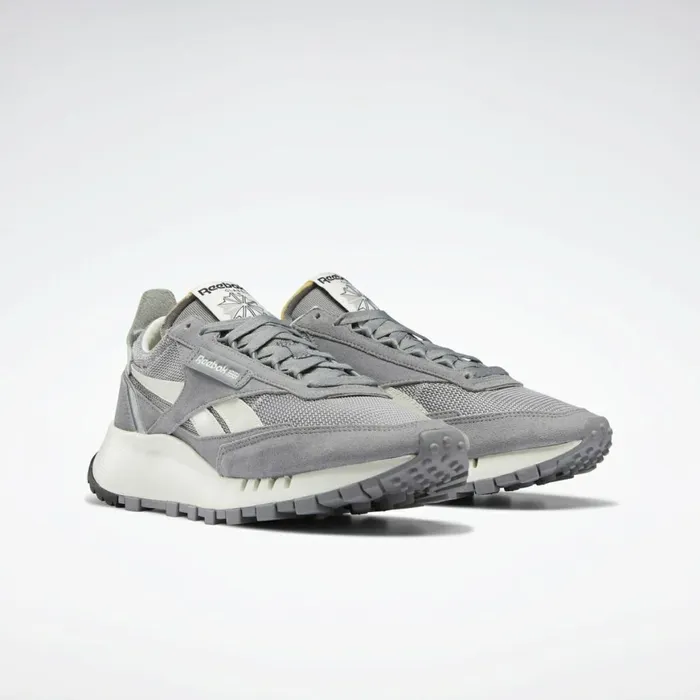 Casual Shoes MensWomens Reebok Classic Leather Legacy Shoes Mgh Solid Grey Pure Grey 5 Chalk