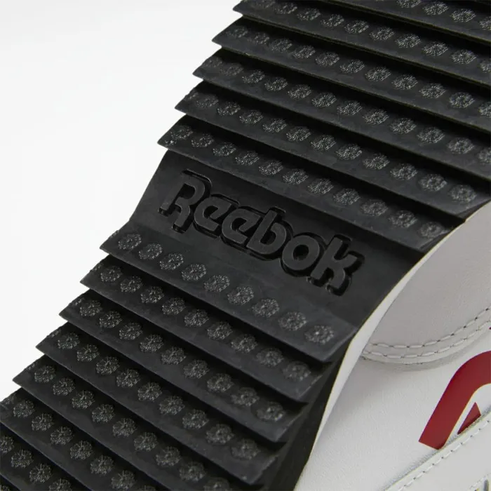 Casual Shoes MensWomens Reebok Classic Leather Ripple Shoes White Black Primal Red