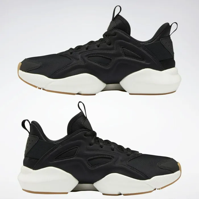 Casual Shoes Womens Reebok Sole Fury Adapt Shoes Black Chalk White