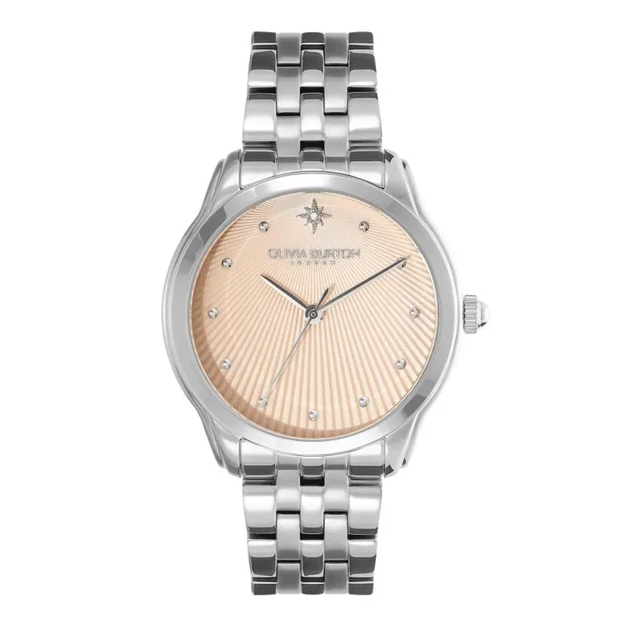 Celestial Watches Women Olivia Burton 36mm Starlight Blush and Silver Bracelet Watch Celestial Watches Women Olivia Burton 36mm Starlight Blush and Silver Bracelet Watch