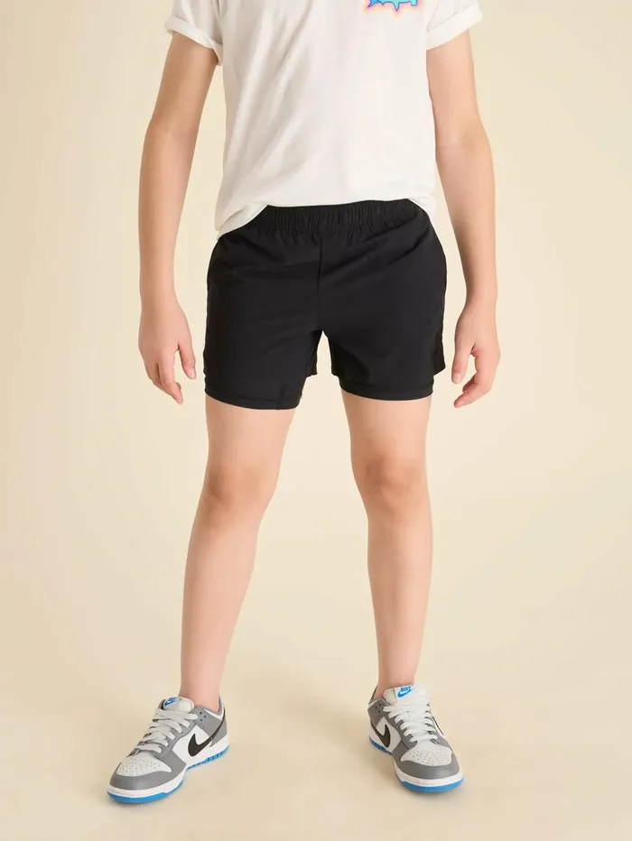 Chubbies Athletic Shorts Kids The Secret Agents Blackblack Liner