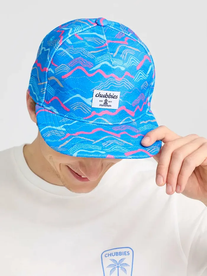 Chubbies Hats Categories The Big Sky Country Fleece Hat Bright Blue Dad Hat