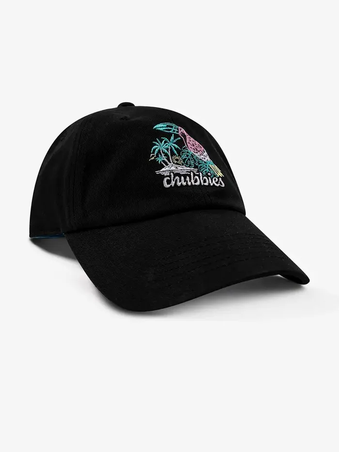 Chubbies Hats Categories The Chubbies Toucan Dad Hat Black Dad Hat
