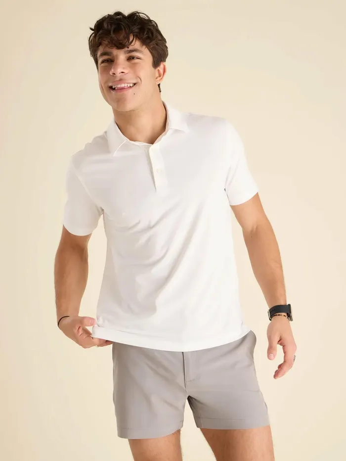 Chubbies Polos Men The Go To White