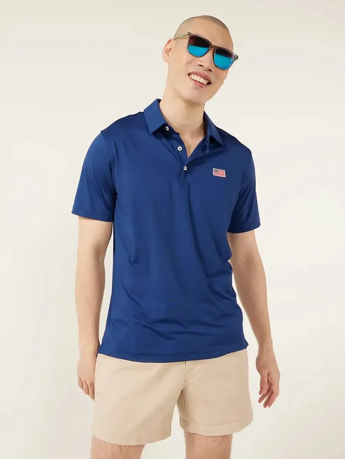 Chubbies Polos Men The Out Of The Blue Navy