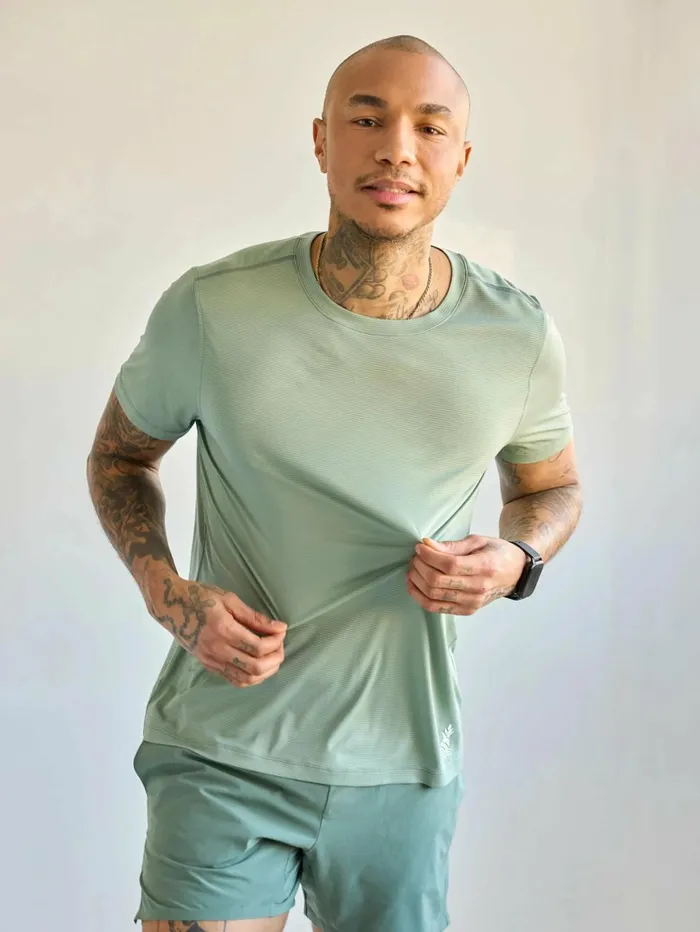 Chubbies Tees and Tanks Men The In Field Light Green