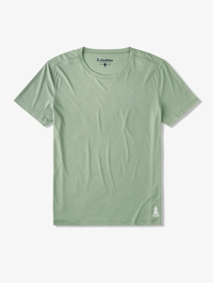 Chubbies Tees and Tanks Men The In Field Light Green