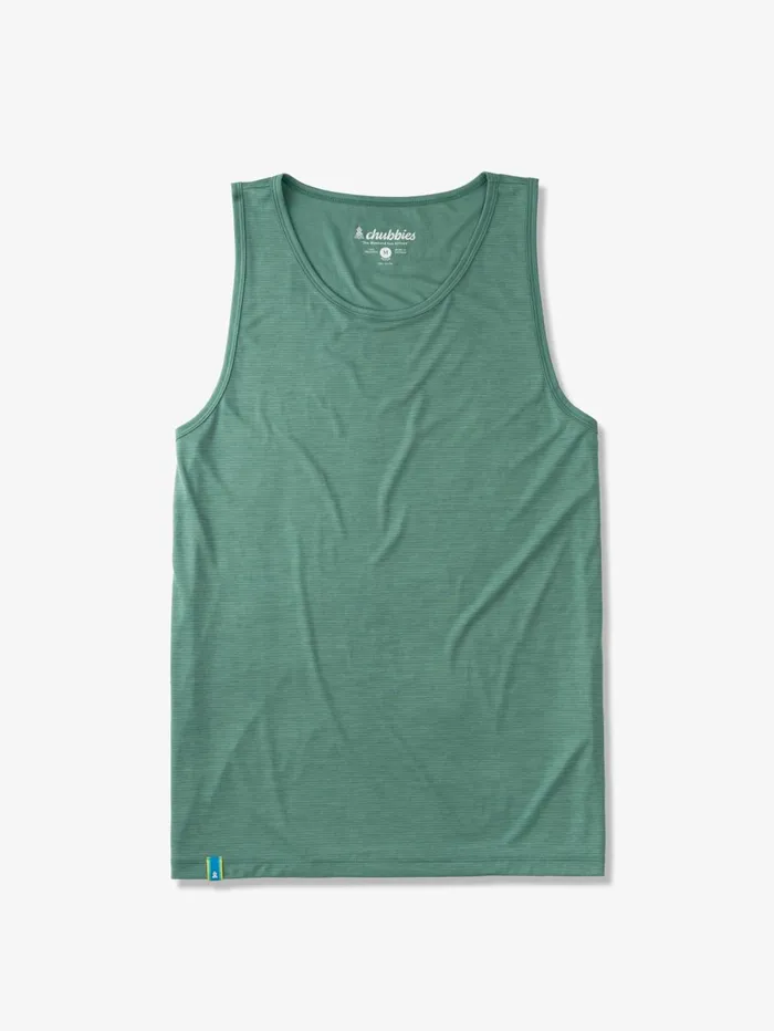Chubbies Tees and Tanks Men The Lean Green Mid Green