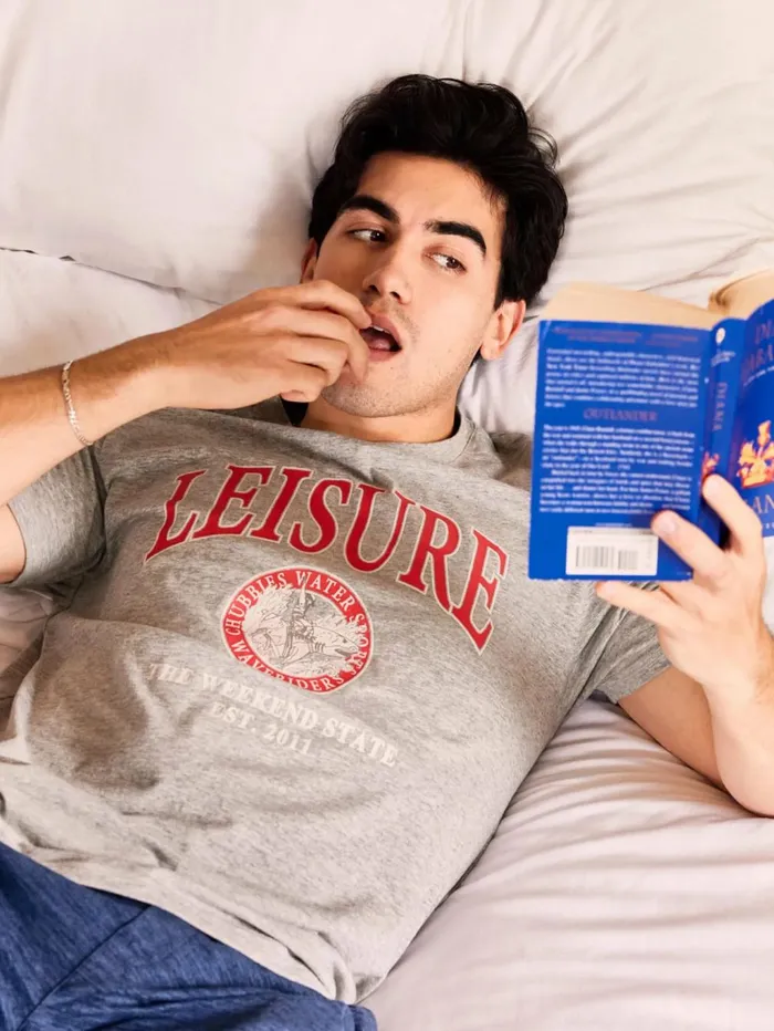 Chubbies Tees and Tanks Men The Leisure Dept Grey Heather