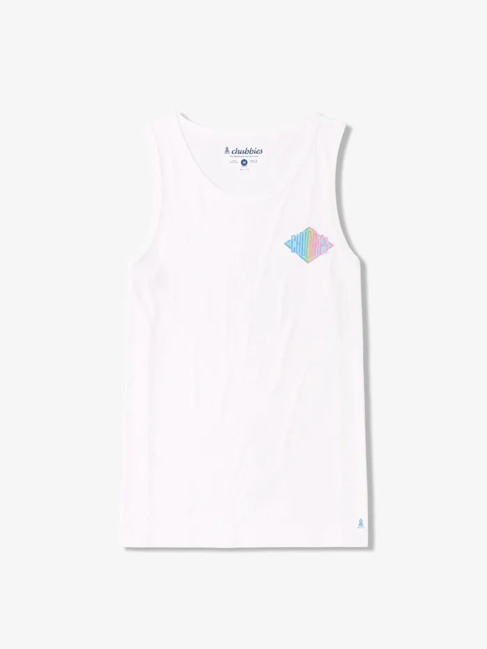 Chubbies Tees and Tanks Men The Reflector White